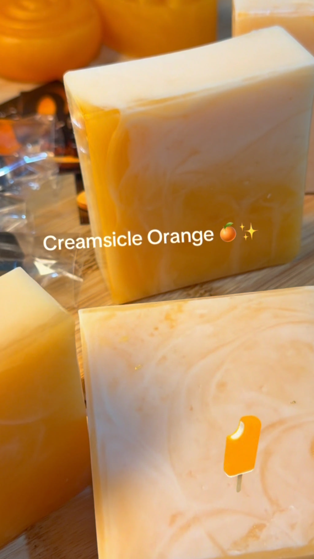 Creamsicle orange-naranja cremosa (Un jabón veraniego) 🍊🍦☀️✨