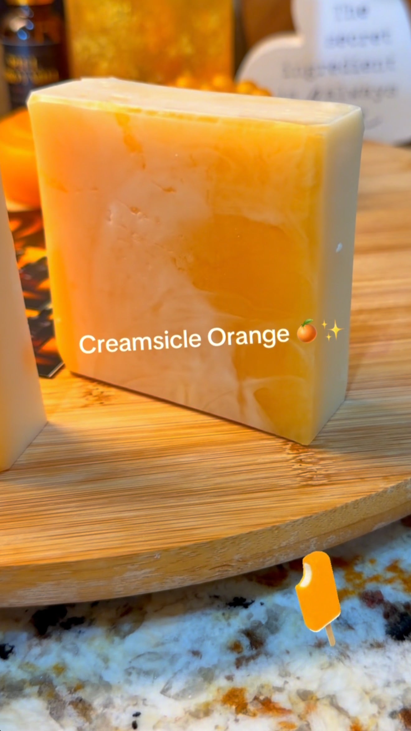 Creamsicle orange-naranja cremosa (Un jabón veraniego) 🍊🍦☀️✨