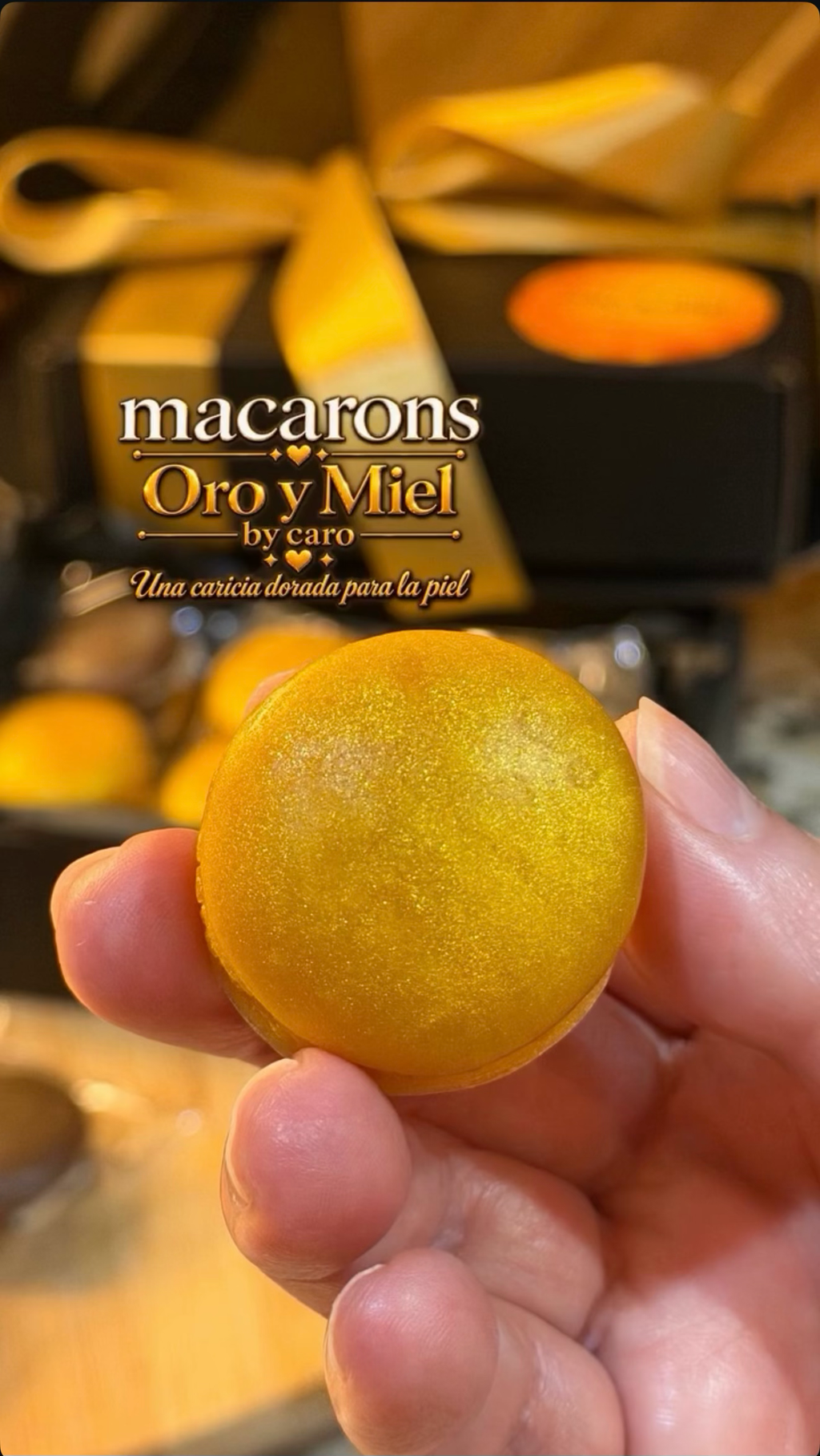 Set de 6 Macarons Oro y Miel (Surtido de café y Oro y Miel)