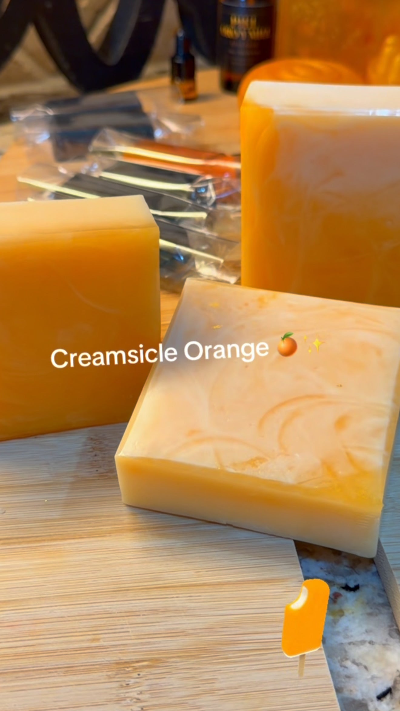Creamsicle orange-naranja cremosa (Un jabón veraniego) 🍊🍦☀️✨