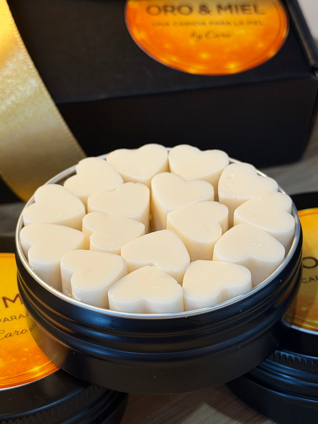 White Mini Soaps – 1 Tin
Scent: vanilla
