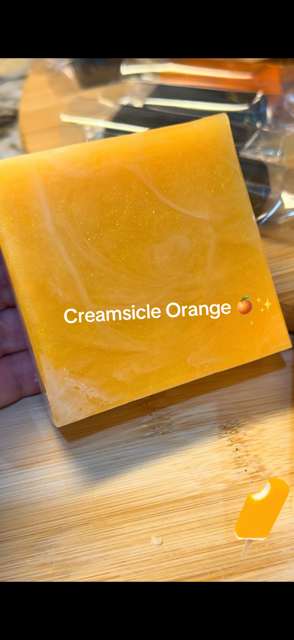 Creamsicle orange-naranja cremosa (Un jabón veraniego) 🍊🍦☀️✨