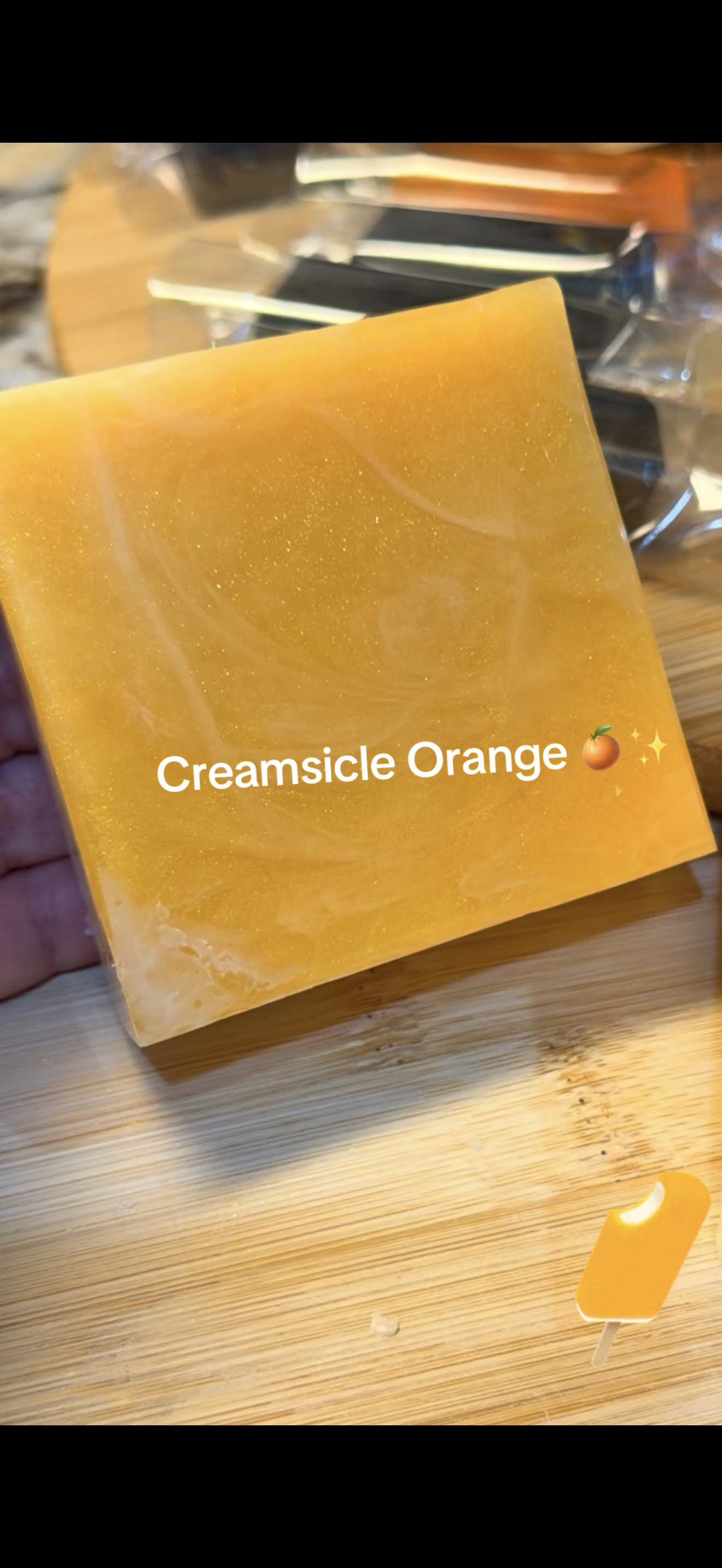 Creamsicle orange-naranja cremosa (Un jabón veraniego) 🍊🍦☀️✨